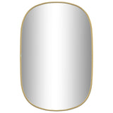 Vidaxl Wall Mirror 60x40 cm zlaté barvy