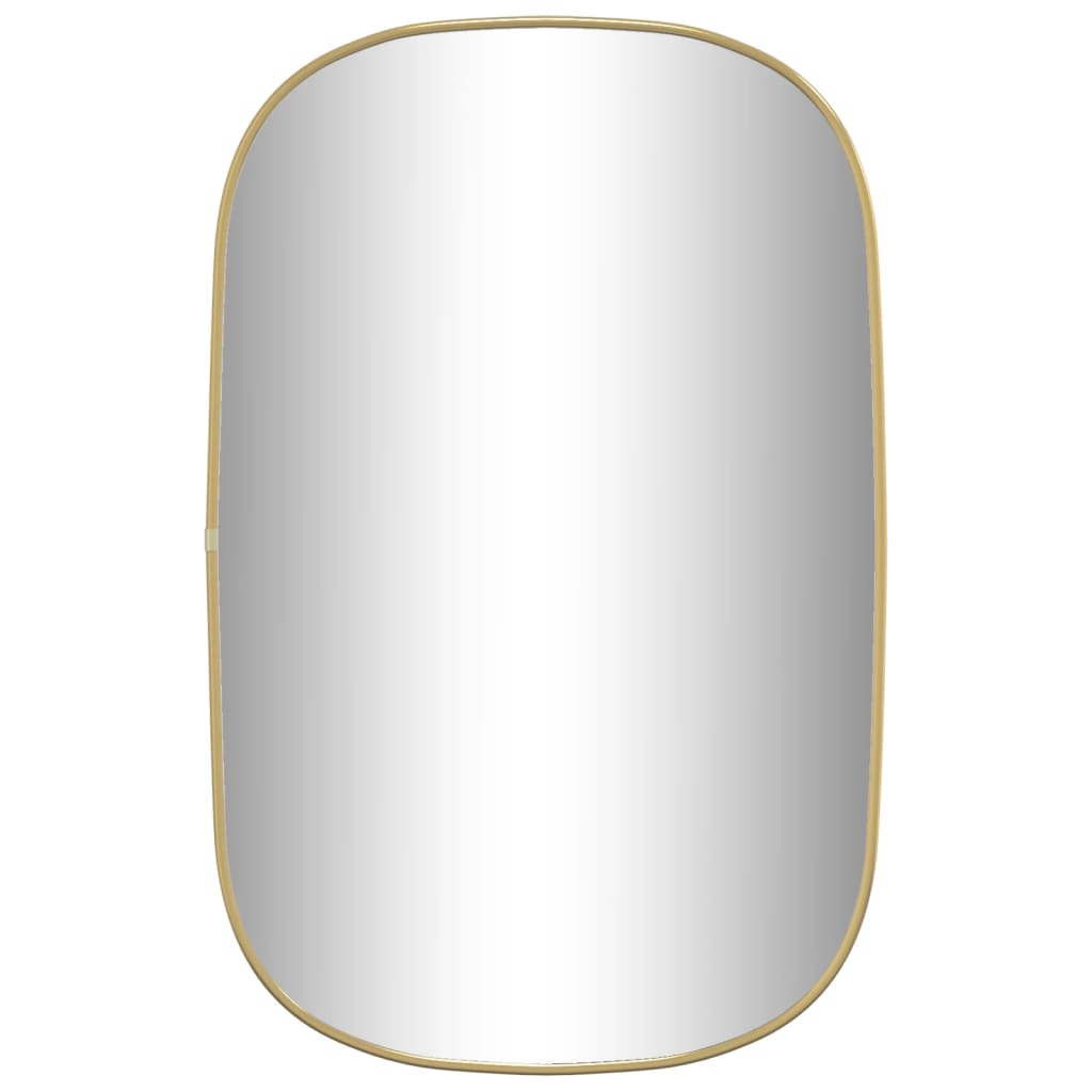 Vidaxl Wall Mirror 70x45 cm zlaté barvy