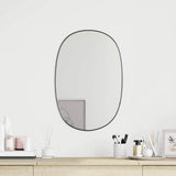 Miroir mural vidaxl 60x40 cm noir