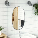 Miroir mural vidaxl 70x45 cm noir