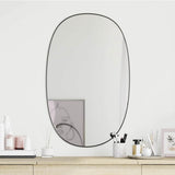 Miroir mural vidaxl 70x45 cm noir