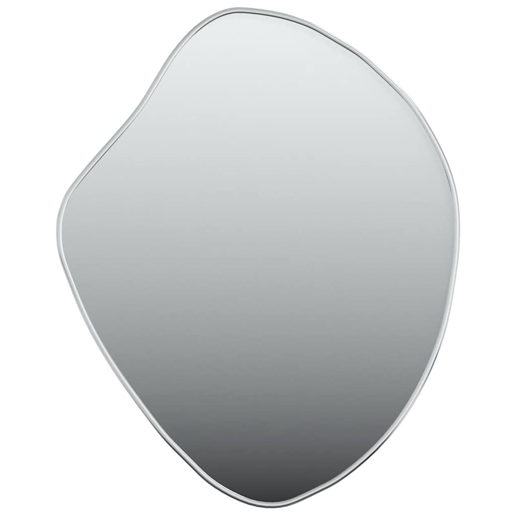 Vidaxl Wall Mirror 60x50 cm srebrne