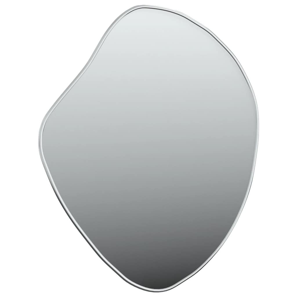 Vidaxl Wall Mirror 60x50 cm srebrne