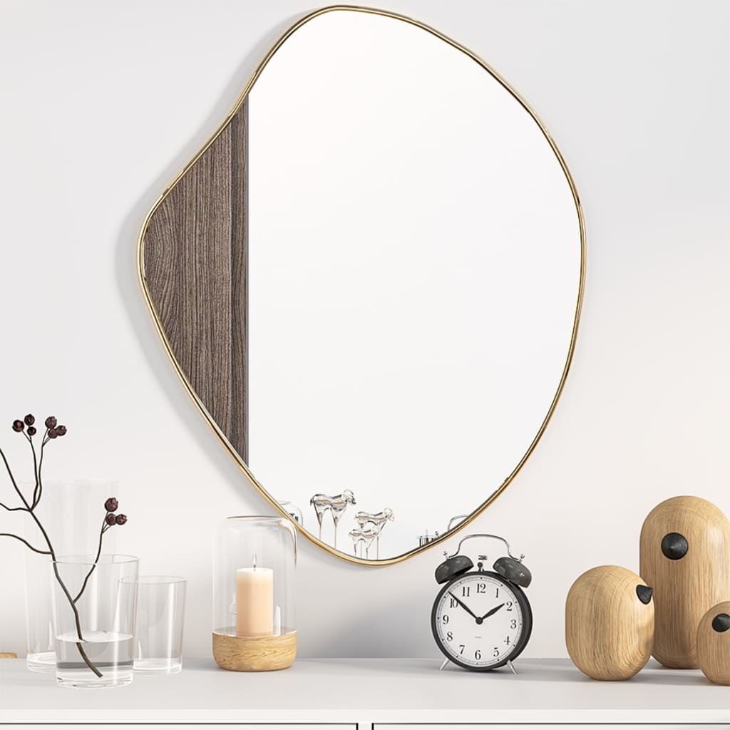 Vidaxl Wall Mirror 60x50 cm złota