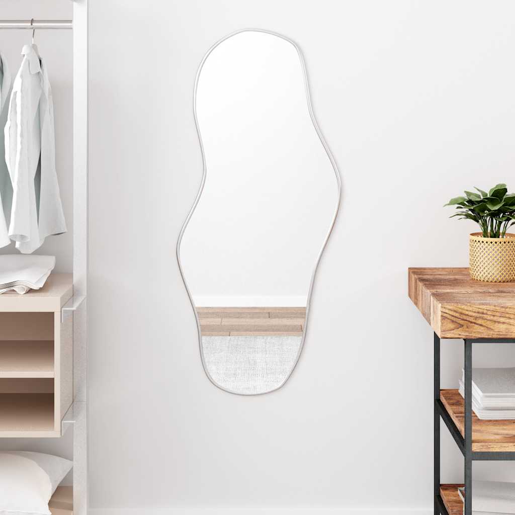 Vidaxl Wall Mirror 100x45 cm srebrne