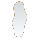 Vidaxl Mirror de pared 70x30 cm de color oro