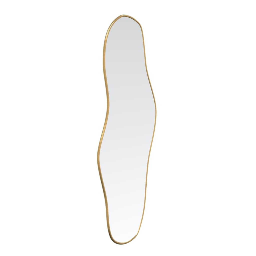 Vidaxl Mirror de pared 70x30 cm de color oro