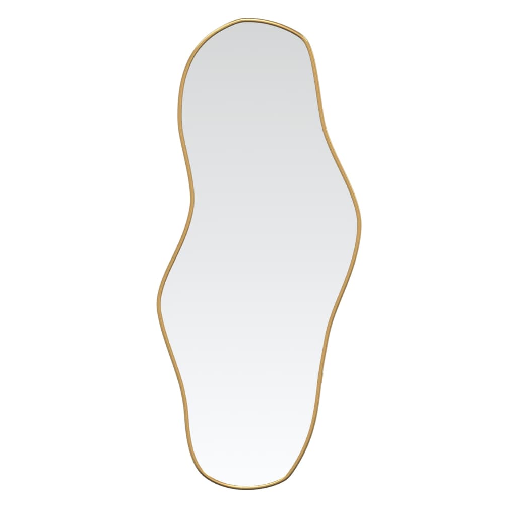 Vidaxl Wall Mirror 80x35 cm guldfärgad