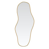 Vidaxl Wall Mirror 80x35 cm guldfärgad