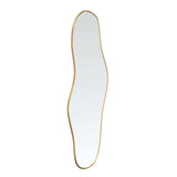 Mirror de pared Vidaxl 80x35 cm de color oro