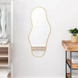 Miroir mural Vidaxx 90x40 cm doré