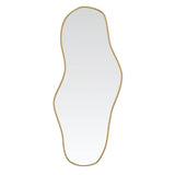 Vidaxl Mirror de pared 100x45 cm de color oro