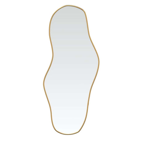 VidaXL Miroir mural 100x45 cm doré