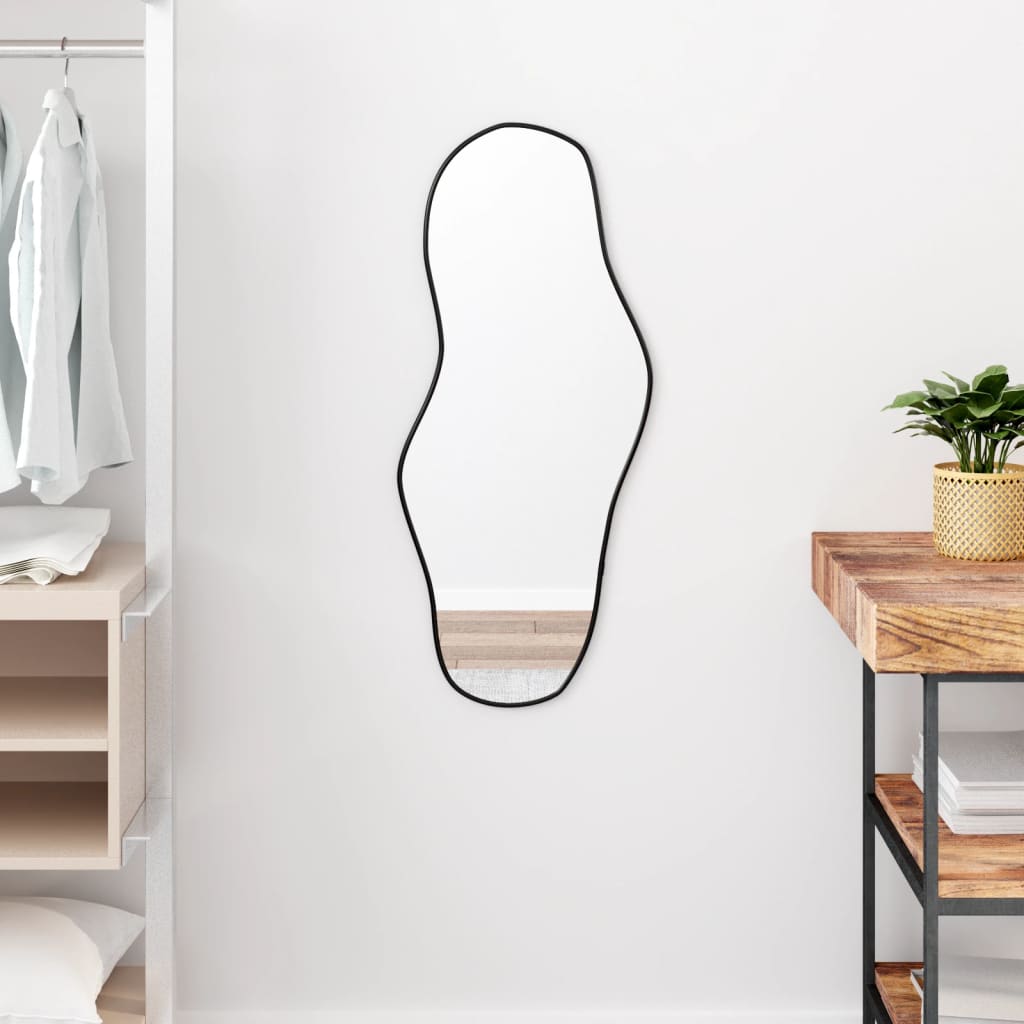 Vidaxl Wall Mirror 80x35 cm czarny