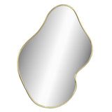 Miroir mural vidaxl 50x40 cm de couleur or
