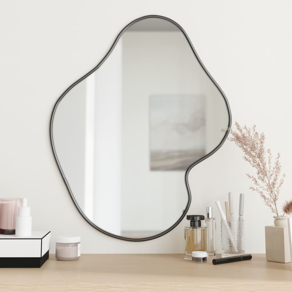 Vidaxl Wall Mirror 60x50 cm czarny