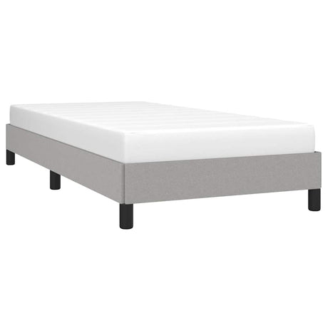 Vidaxl bedframe zonder matras 90x200 cm stof lichtgrijs