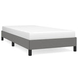 Vidaxl bedframe zonder matras 90x200 cm stof donkergrijs