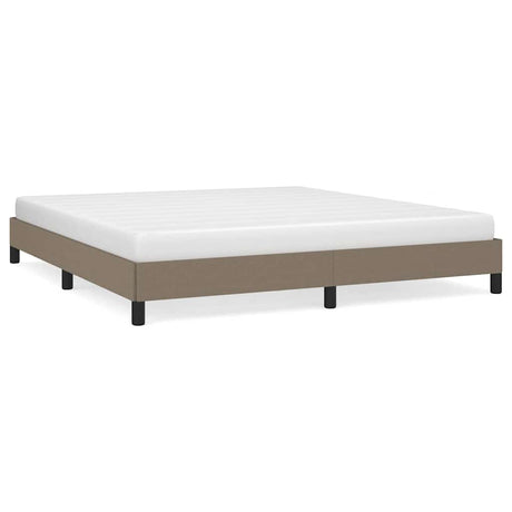 Vidaxl bedframe zonder matras stof taupe 180x200 cm