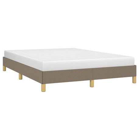 Vidaxl bedframe zonder matras stof taupe 140x200 cm