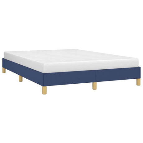 Vidaxl bedframe zonder matras stof blauw 160x200 cm