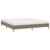 Vidaxl bedframe zonder matras stof taupe 180x200 cm