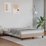 Vidaxl bedframe kunstleer cappuccinokleurig 120x200 cm