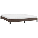 Vidaxl bedframe kunstleer bruin 180x200 cm