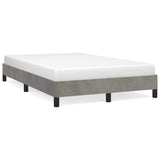 Vidaxl bedframe zonder matras 120x200 cm fluweel lichtgrijs