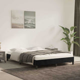 Vidaxl bedframe zonder matras 140x190 cm fluweel zwart