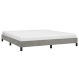 Vidaxl bedframe zonder matras 180x200 cm fluweel lichtgrijs