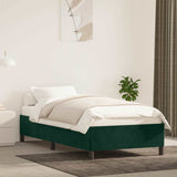 Vidaxl bedframe zonder matras 80x200 cm fluweel donkergroen