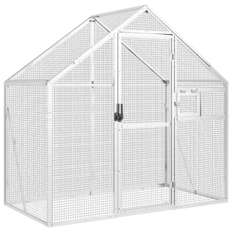 Vidaxx volière 179x100x185 m aluminium argent