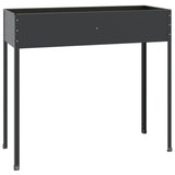 Vidaxl planter 100.5x40.5x90 cm couleur anthracite en acier galvanisé