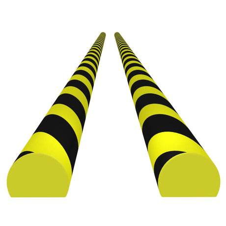 Vidaxl Corner Protecteurs 2 PCS 4x3x100 cm PU jaune et noir