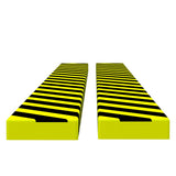 Vidaxl Corner Protecteurs 2 PCS 6x2x101,5 cm PU jaune et noir