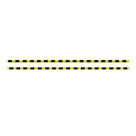 Vidaxl Corner Protecteurs 2 PCS 6x2x101,5 cm PU jaune et noir
