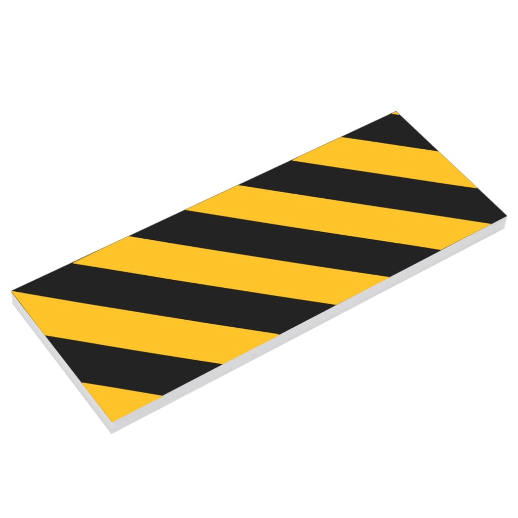 Vidaxl Wall Protecteurs 6 ST 50x10x2 cm mousse EVA jaune et noir