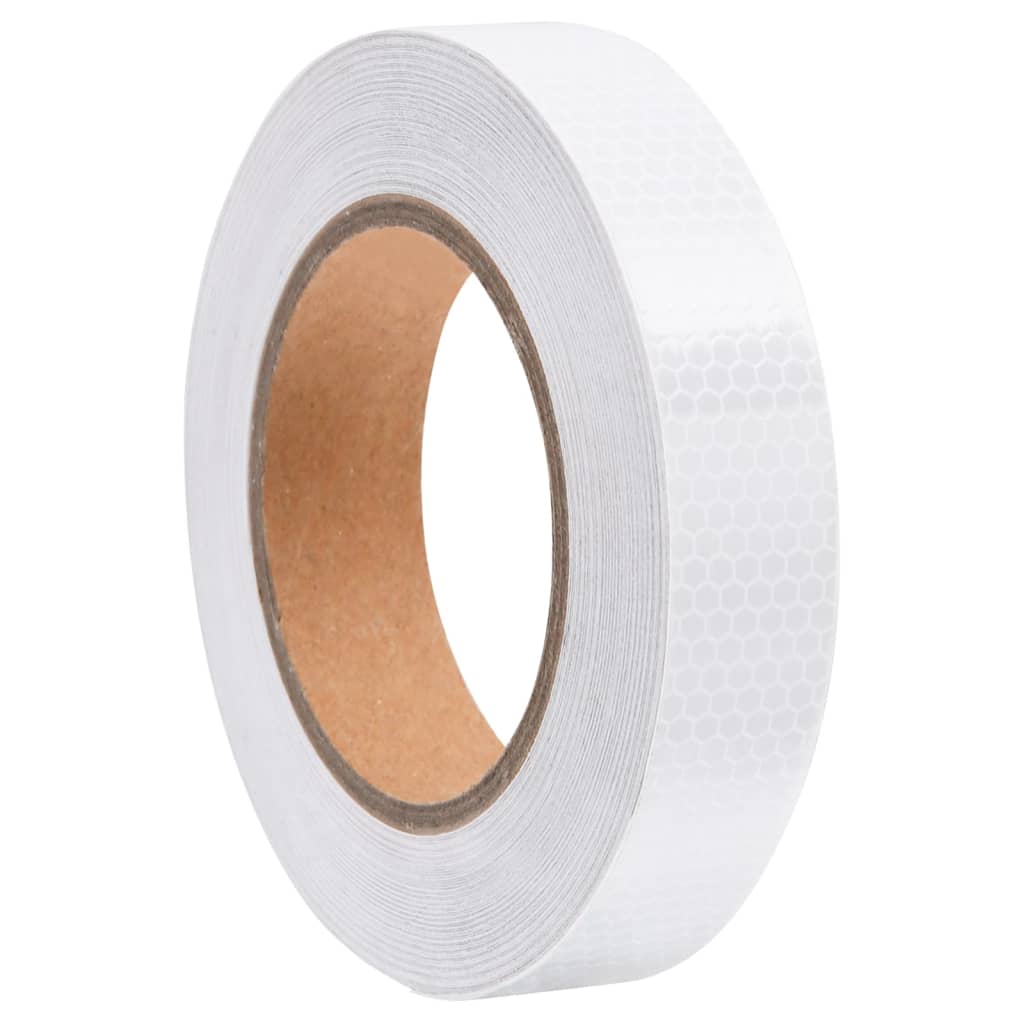 Vidaxx ruban réfléchissant 2,5 cm x 20 m PVC blanc