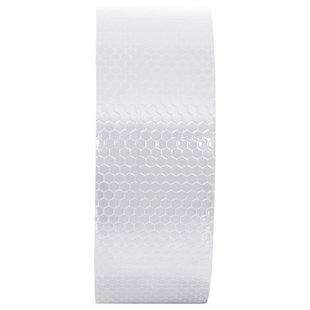 Cinta reflectante de Vidaxl 5 cm x 20 m PVC White