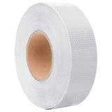 Vidaxl refléte du ruban 5 cm x 50 m PVC blanc