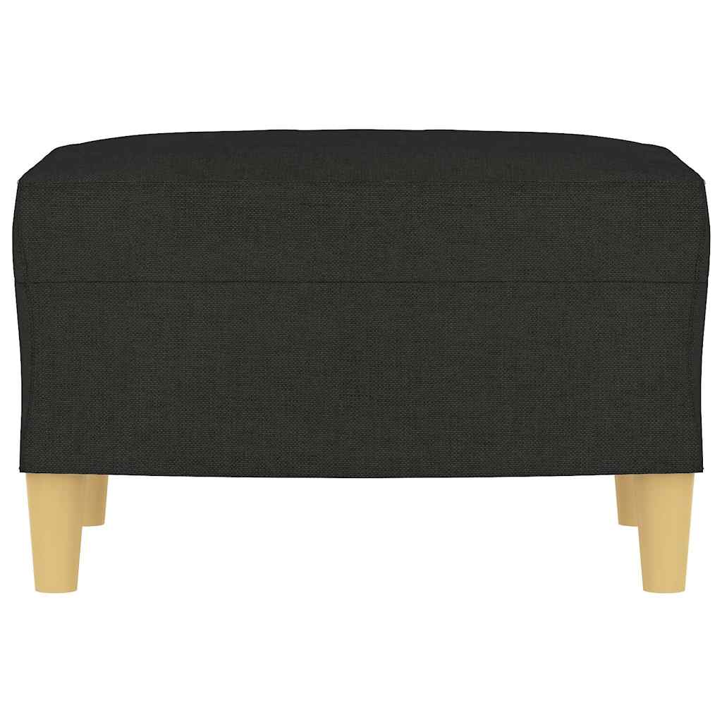 Vidaxl voetenbank 60x50x41 cm stof zwart