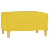 Vidaxl voetenbank 70x55x41 cm stof lichtgeel