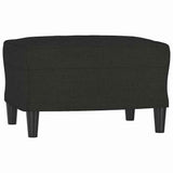Vidaxl voetenbank 60x50x41 cm stof zwart