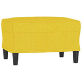 Vidaxl voetenbank 60x50x41 cm stof geel