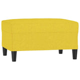 Vidaxl voetenbank 70x55x41 cm stof lichtgeel