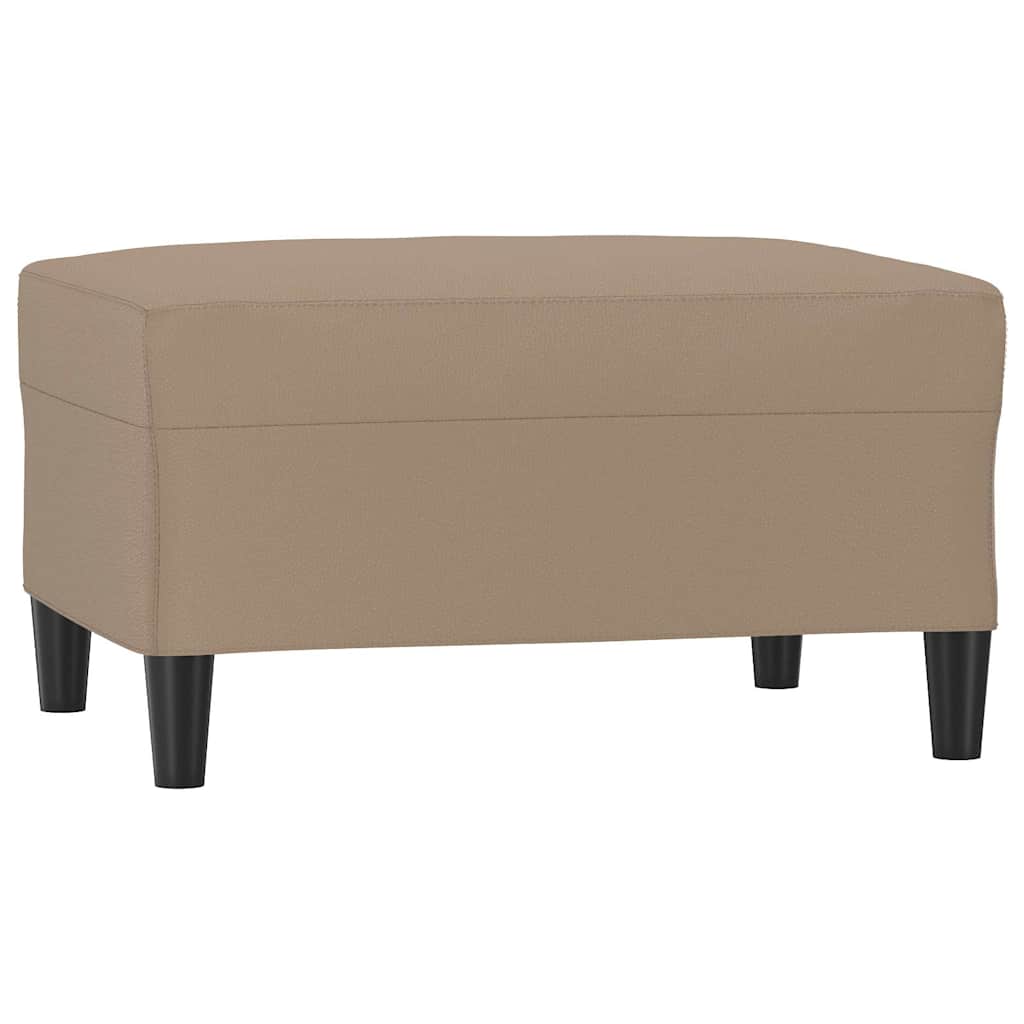 Vidaxl voetenbank 70x55x41 cm kunstleer cappuccino