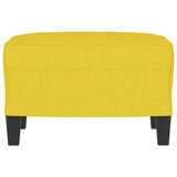 Vidaxl voetenbank 60x50x41 cm stof geel