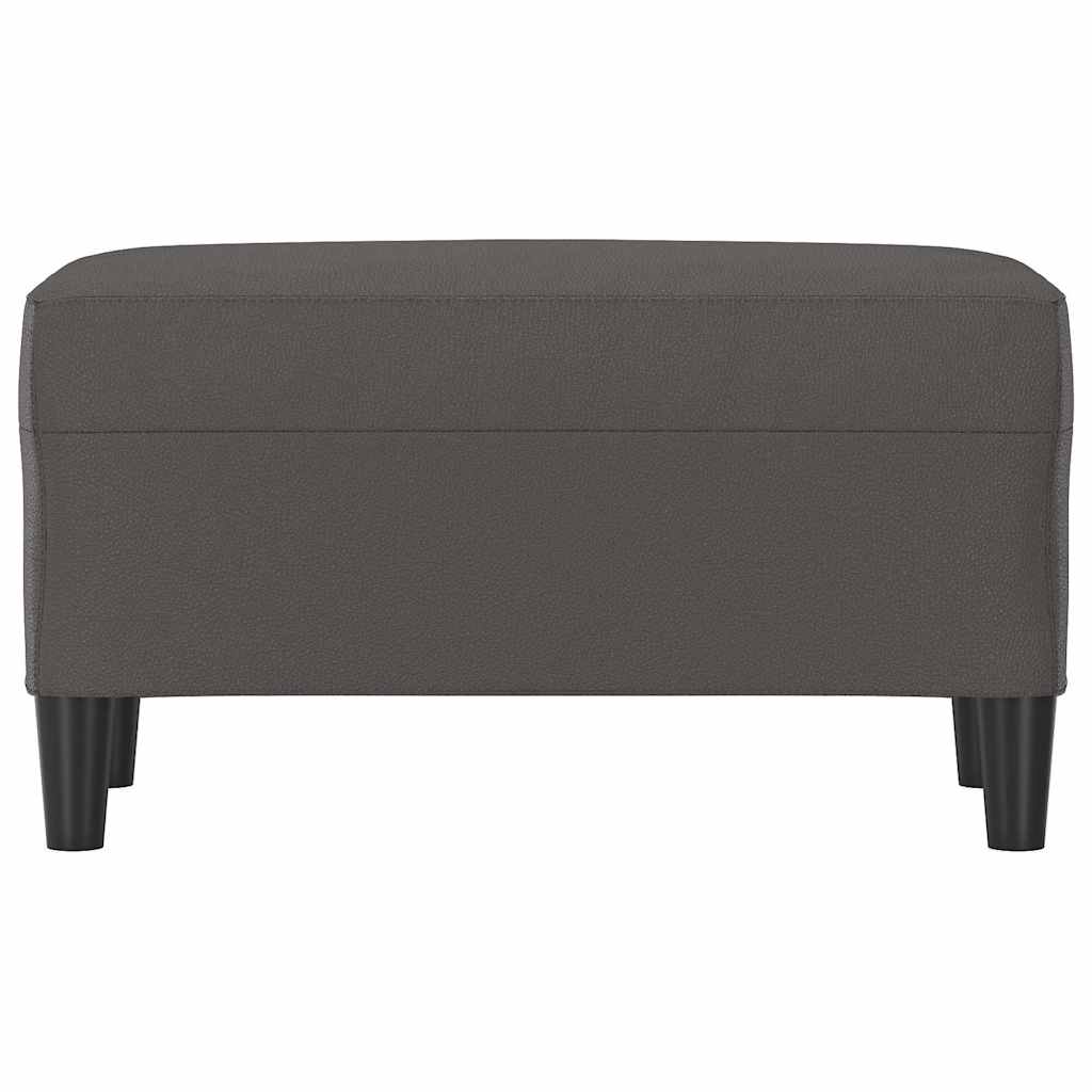 Vidaxl bankje 70x35x41 cm kunstleer grijs