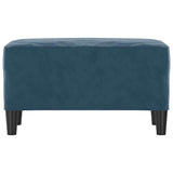 Vidaxl bankje 70x35x41 cm fluweel blauw